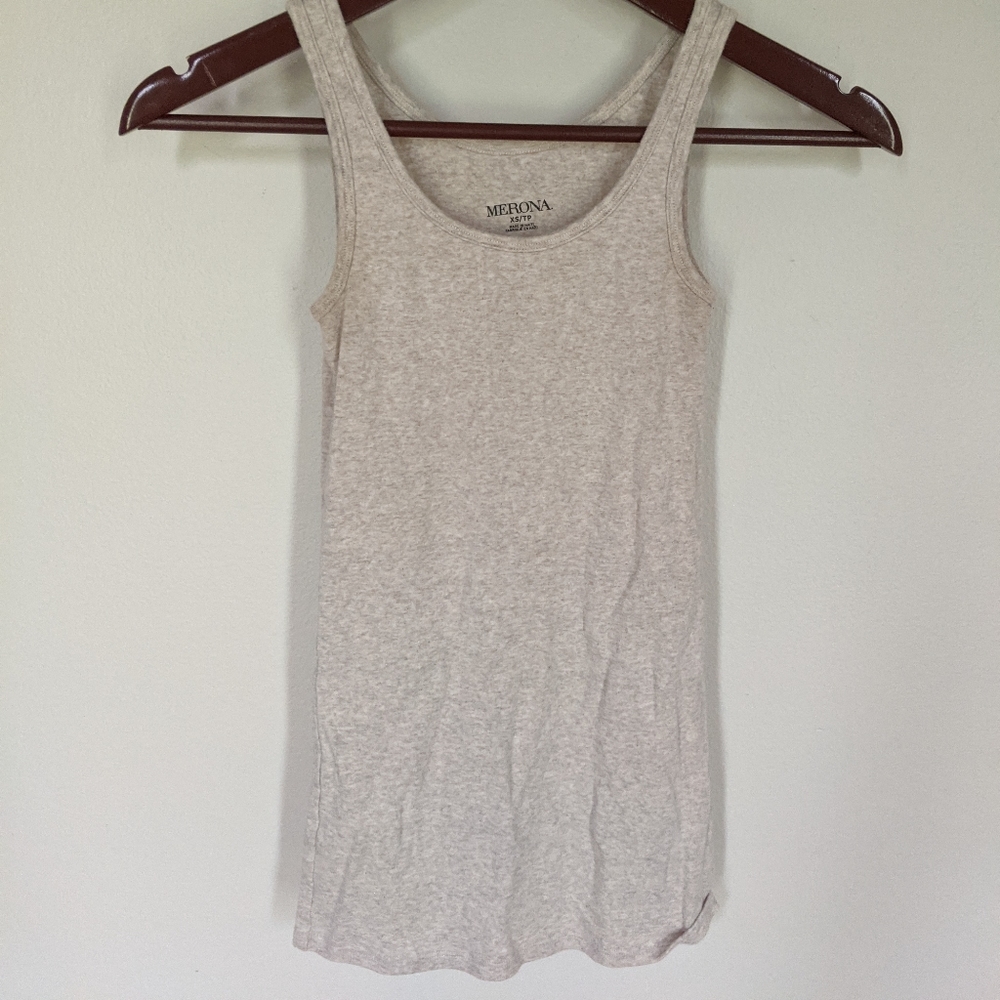 3/$10 Merona Oatmeal Tank